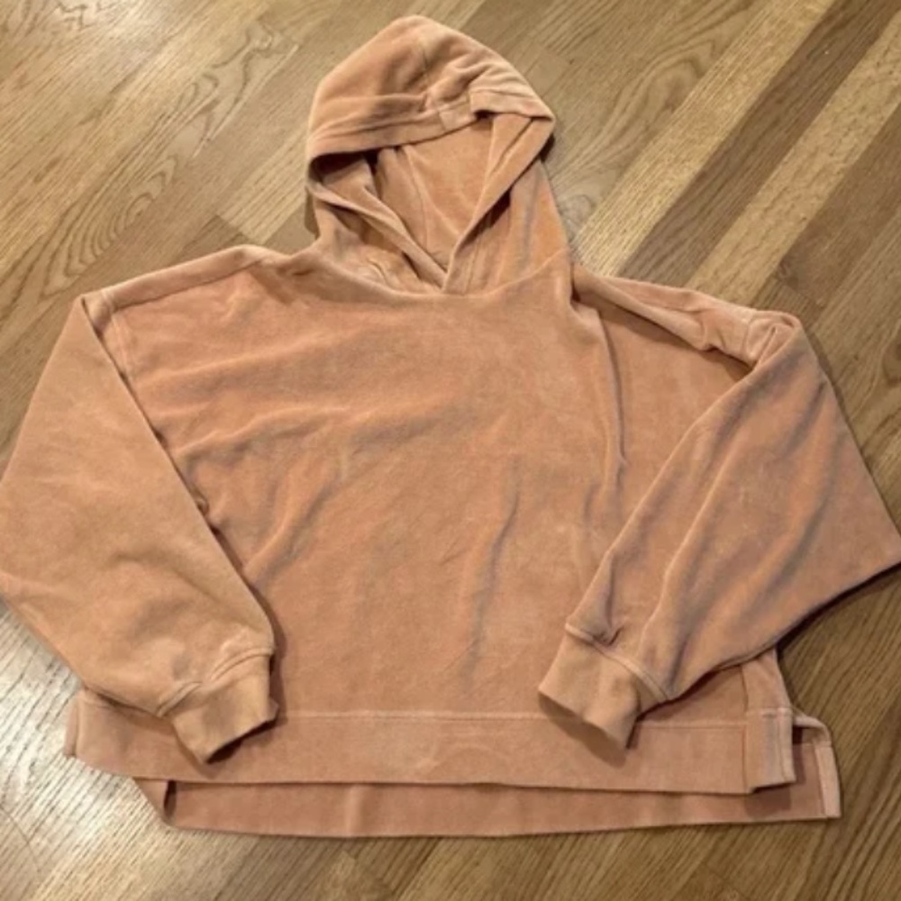 Aerie oversized velvet hoodie